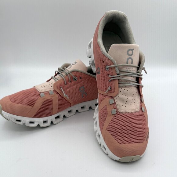 On Cloud Women’s Running Shoes Rose Sand Size 11 Lightweight Trainers - Picture 3 of 11